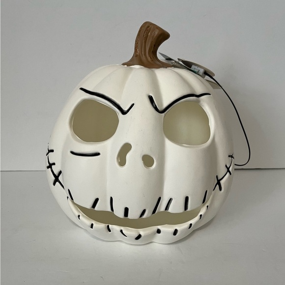 Nightmare Before Christmas Disney Jack Skellington Light Up Pumpkin Head 10"Ht - Picture 3 of 6